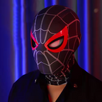 Halloween Blinking Spiderman Mask